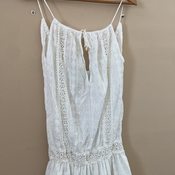 MELISSA ODABASH- Chelsea Cotton Short Dress - Picture 6 of 10